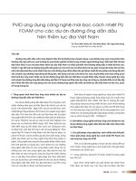 PVID ứng dụng công nghệ mới bọc cách nhiệt PU Foam cho các dự án đường ống dẫn dầu trên thềm lục địa Việt Nam