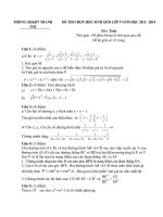 078 đề HSG toán 9 thanh oai 2013 2014 