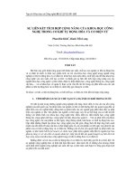 Sự liên kết tích hợp cộng năng của khoa học công nghệ trong cơ khí tự động hóa và cơ điện tử