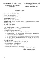 Đồ án: Thiết kế hệ thống xử lý nước thải sinh hoạt