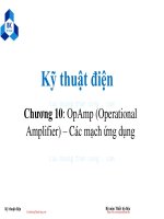 Bài giảng Kỹ thuật điện: Chương 10 - ĐH Bách Khoa TP. HCM