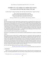 Nghiên cứu xác định các thông số cơ bản của máy đùn ép ống bê tông cốt sợi