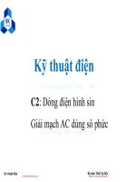 Bài giảng Kỹ thuật điện: Chương 2 - ĐH Bách Khoa TP. HCM
