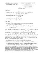 062 đề thi vào 10 chuyên toán bà rịa vũng tàu 2019 2020 