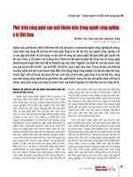 Phát triển công nghệ sản xuất khuôn mẫu trong ngành công nghiệp ô tô Việt Nam