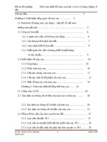 Đồ án tốt nghiệp: Tính toán thiết kế máy san loại 1×2×3 có trọng lượng 14 tấn