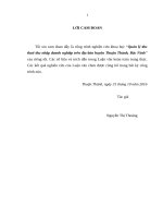 Quản lý thu thuế thu nhập doanh nghiệp trên địa bàn huyện Thuận Thành, Bắc Ninh