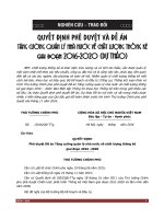 Quyết định phê duyệt và Đề án tăng cường quản lý nhà nước về chất lượng thống kê giai đoạn 2016-2020 (Dự thảo)