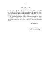 luận văn thạc sĩ giải pháp phát triển dịch vụ cho vay khách hàng cá nhân của NH thương mại cổ phần đầu tư và phát triển việt nam – chi nhánh hà tây 