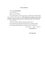 luận văn thạc sĩ hoàn thiện kế toán chi phí sản xuất và tính giá thành sản phẩm xây lắp tại công ty cổ phần đầu tư phát triển thành đạt 