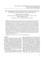 Hiện trạng khai thác nguồn lợi thủy hải sản ở khu dự trữ sinh quyển thế giới Cù Lao Chàm - Hội An