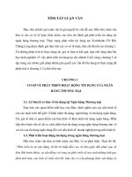 Tóm tắt Luận văn Thạc sĩ Ngân hàng: Phát triển hoạt động tín dụng tại Ngân hàng thương mại cổ phần công thương Việt Nam chi nhánh Bắc Thăng Long