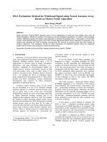 DOA estimation method for wideband signal using nested antenna array based on matrix pencil algorithm