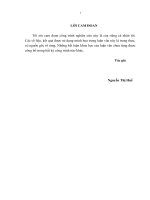 luận văn thạc sĩ chuyển dịch cơ cấu kinh tế nông nghiệp trên địa bàn huyện lý nhân, tỉnh hà nam 