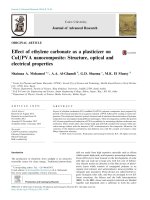 Effect of ethylene carbonate as a plasticizer on CuI/PVA nanocomposite: Structure, optical and electrical properties
