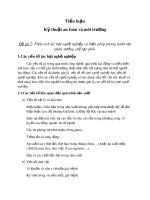 Tiểu luận: Phân tích tác hại nghề nghiệp và biện pháp phòng tránh tại phân xưởng chế tạo phôi