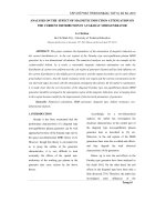 Analyses on the effect of magnetic induction attenuation on the current distribution in a faraday MHD generator