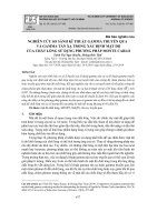 Nghiên cứu so sánh kĩ thuật gamma truyền qua và gamma tán xạ trong xác định mật độ của chất lỏng sử dụng phương pháp monte carlo