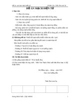 Đồ án  môn học Mạch điện tử: Thiết kế mạch điều khiển chỉnh lưu cầu 1 pha