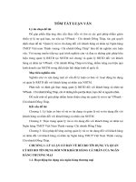 Tóm tắt Luận văn Thạc sĩ Ngân hàng: Quản lý rủi ro tín dụng đối với khách hàng cá nhân tại Ngân hàng TMCP Việt nam Thịnh vượng- Chi nhánh Đồng Tháp