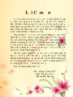 Khóa luận tốt nghiệp: Kế toán chi phí sản xuất và tính giá thành sản phẩm xây lắp  tại Công ty cổ phần Xây dựng và Tư vấn Bình Lợi