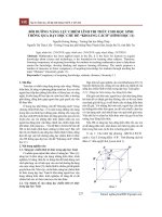 Bồi dưỡng năng lực chiếm lĩnh tri thức cho học sinh thông qua dạy học chủ đề “khoảng cách” (hình học 11)