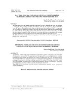 Dạy học giải bài toán bằng cách lập phương trình, hệ phương trình theo phương pháp mô hình hóa