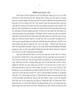 Tóm tắt Luận văn Thạc sĩ Kế toán: Hoàn thiện tổ chức kế toán chi phí sản xuất và tính giá thành sản phẩm trong Công ty Trách nhiệm hữu hạn Xây dựng và Xuất nhập khẩu Mỹ Thành An