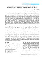 Giải pháp tính bền nhiệt của bê tông tro trấu về an toàn phòng cháy cho các công trình xây dựng