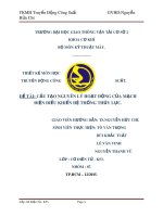 Bài thuyết trình: Cấu tạo nguyên lý hoạt động của mạch điện điều khiển hệ thống thủy lực