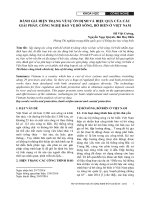 Đánh giá hiện trạng về sự ổn định và hiệu quả của các giải pháp, công nghệ bảo vệ bờ sông, bờ biển ở Việt Nam