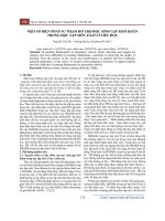 Một số biện pháp sư phạm hỗ trợ học sinh gặp khó khăn trong học tập môn Toán ở tiểu học