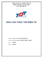 Báo cáo thực tập điện tử - Phan Lê Quốc Chiến