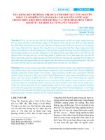 Xây dựng bản đồ đẳng trị mưa năm khu vực Tây Nguyên phục vụ nghiên cứu, đánh giá tài nguyên nước mặt trong điều kiện biến đổi khí hậu và tình hình phát triển kinh tế - xã hội của vùng Tây