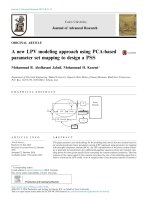 A new LPV modeling approach using PCA-based parameter set mapping to design a PSS