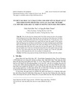 Tổ chức dạy học Vật lí đại cương cho sinh viên sư phạm vật lí theo định hướng bồi dưỡng năng lực dạy học tích hợp các môn học Khoa học tự nhiên ở trường trung học phổ thông
