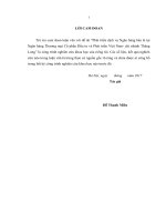 luận văn thạc sĩ phát triển dịch vụ ngân hàng bán lẻ tại ngân hàng TMCP đầu tư và phát triển việt nam – chi nhánh thăng long 