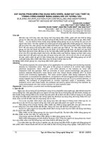 Xây dựng phần mềm ứng dụng điều khiển, giám sát các thiết bị trong công nghiệp bằng giọng nói có tương tác