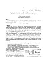 Hội nghị Cơ học kỹ thuật toàn quốc: Tự động hoá tính toán thiết kế bộ truyền bánh răng con lăn