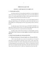 Tóm tắt Luận văn Thạc sĩ Kế toán: Hoàn thiện tổ chức kế toán tại các doanh nghiệp sản xuất bia trên địa bàn tỉnh Phú Yên