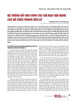 Hệ thống hỗ trợ công tác chỉ đạo vận hành các hồ chứa trong mùa lũ