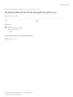 Báo cáo môn học Pin mặt trời: Mô phỏng hệ điện mặt trời nối lưới sử dụng kết hợp nguồn ắc-quy