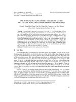 Ảnh hưởng sự pha tạp Fe lên khả năng quang xúc tác của vật liệu Bi2WO6 chế tạo bằng phương pháp thủy nhiệt