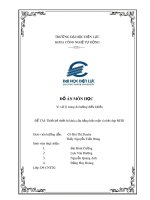 Đồ án Công nghệ tự động: Thiết kế thiết bị khóa cửa bằng bảo mật và thẻ chip RFID