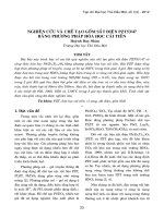 Nghiên cứu và chế tạo gốm sắt điện PZT53/47 bằng phương pháp hóa học cải tiến