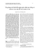 Ứng dụng mô hình đất ngập nước nhân tạo trồng cỏ vetiver và cỏ sậy để xử lý nước rỉ rác