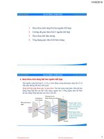 Bài giảng Vật lý 1: Giao thoa ánh sáng - TS. Nguyễn Kim Quang