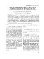 Ứng dụng phương pháp quan trắc sức khỏe sinh thái đánh giá chất lượng môi trường nước khu vực xả thải của kênh Nhiêu Lộc - Thị Nghè ra sông Sài Gòn