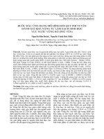 Bước đầu ứng dụng mô hình hồi quy phi tuyến đánh giá khả năng tự làm sạch sinh học vực nước Vũng Rô (Phú Yên)