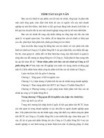 Tóm tắt Luận văn Thạc sĩ Kế toán: Hoàn thiện phân tích báo cáo tài chính tại Công ty Cổ phần Sông Đà 4